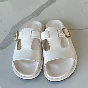 Charles and Keith slip on summer shoes. Brand new in box